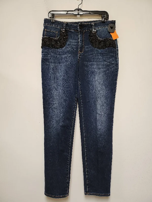 High-Quality Men's JeansJeans Straight By Chicos In Blue Denim, Size: 6