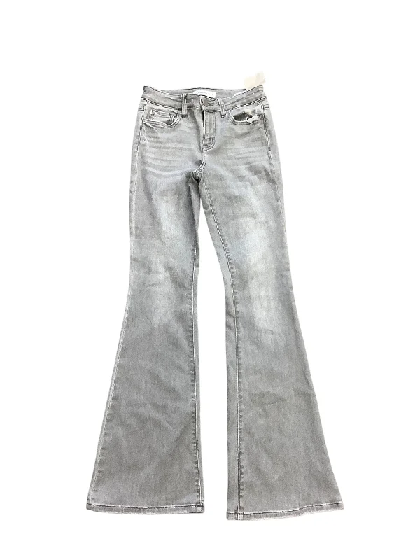 Premium Men's JeansJeans Flared By Flying Monkey In Grey, Size: 10