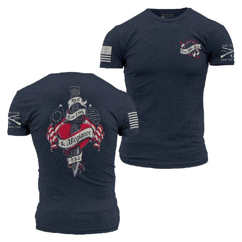 Men's Shirts with Moisture-Wicking FabricBear True Faith & Allegiance T-Shirt - Midnight Navy