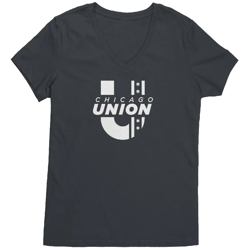 Solid-Colored Men's ShirtsChicago Union Women's V-Neck