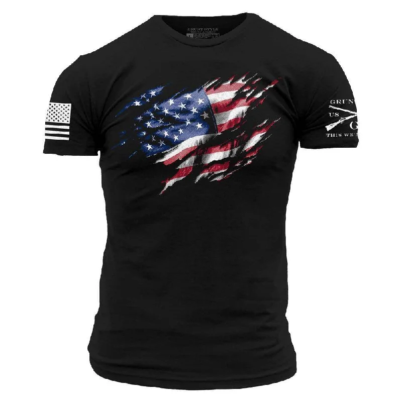 Layered Men's VestsStill Standing T-Shirt - Black