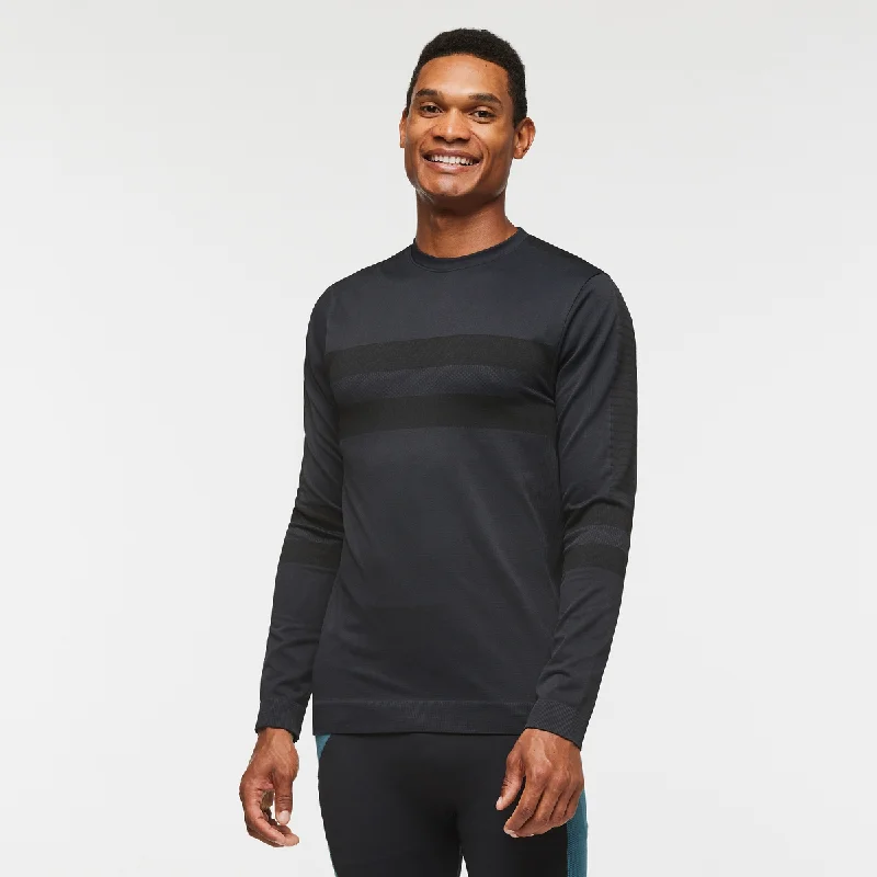 Men's Velcro-Closure Pants for ConvenienceDebajo Seamless Baselayer Crew - Men's