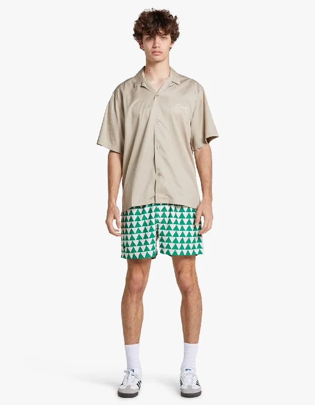 Warm Men's Fleece-Lined PantsSwim Shorts - Triangle Jungle