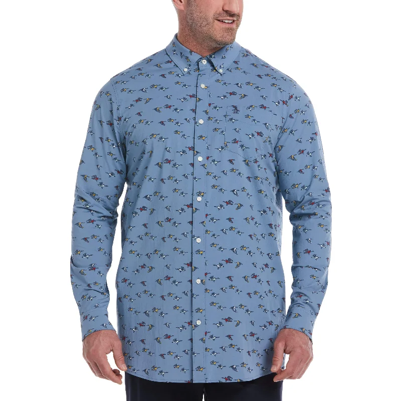 Men's Limited Edition Shirts for ExclusivityBig & Tall EcoVero™ Woven Poplin Stretch Shirt