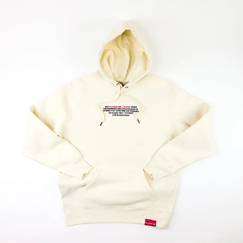 Men's Hoodies for BikingMission Statement Hoodie - Bone