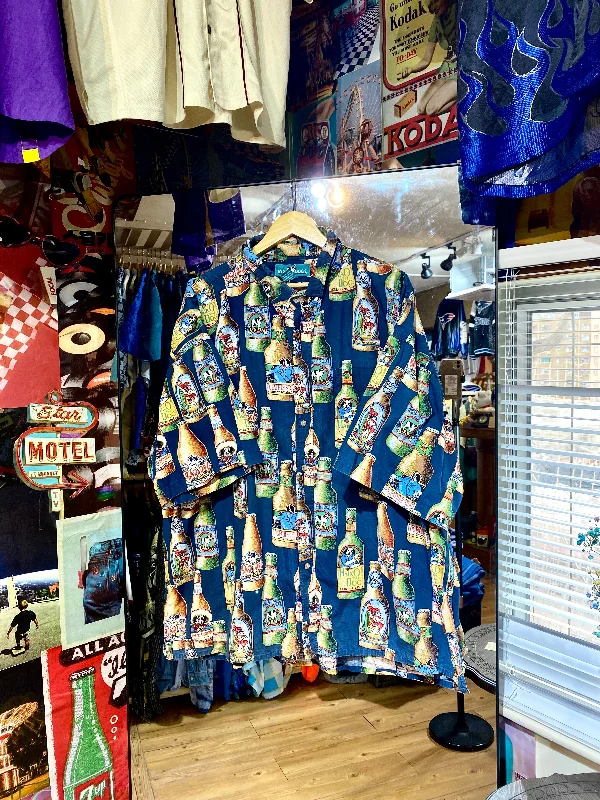 Men's Denim Shirts for a Rugged LookSh335  Vintage HipHop Shirt
