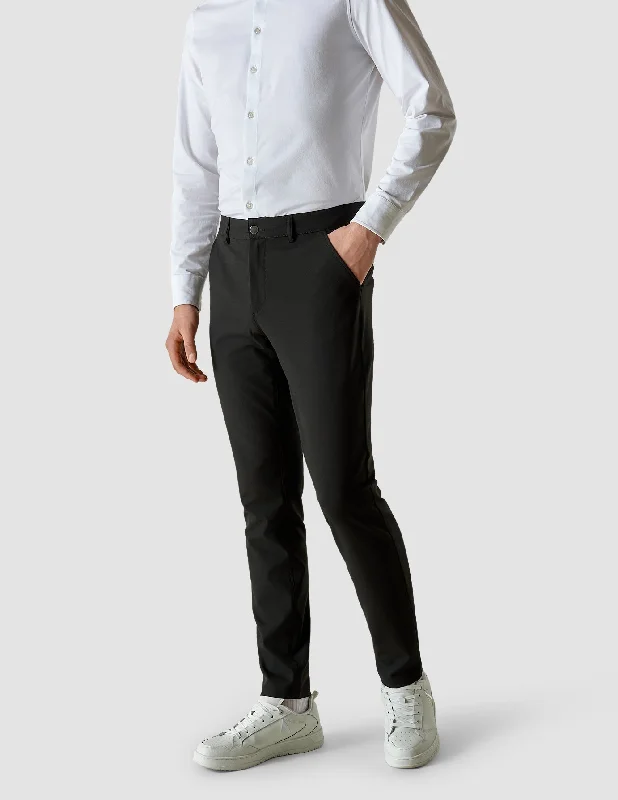 Men's Bike Shorts for CyclingEssential Pants Slim Black