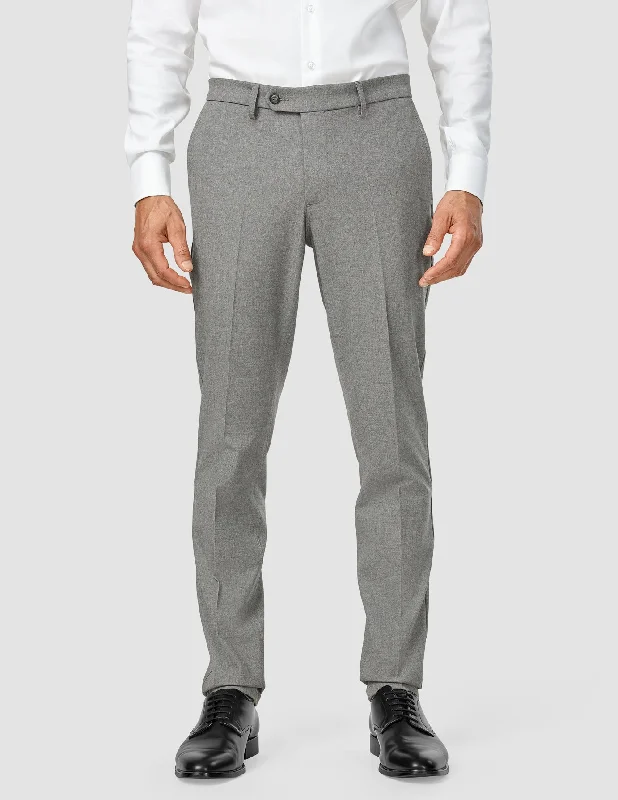 Men's Pants with Deep PocketsEssential Suit Pants Slim Dark Grey Melange