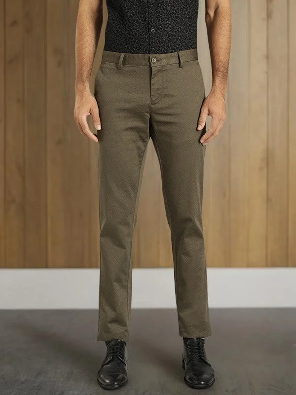 Men's Pants with Antimicrobial TreatmentMen Brooklyn Fit Cotton Stretch Trouser
