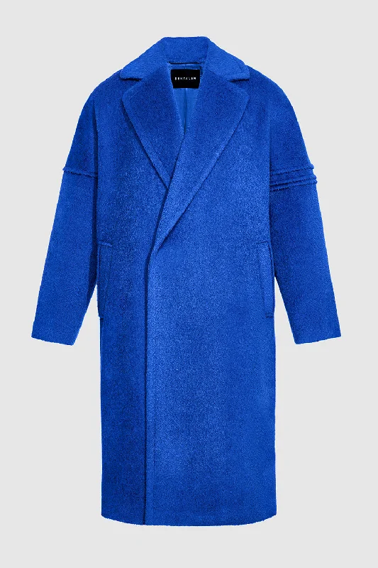 Unique Men's Flight JacketsBouclé Alpaca Robe Coat
